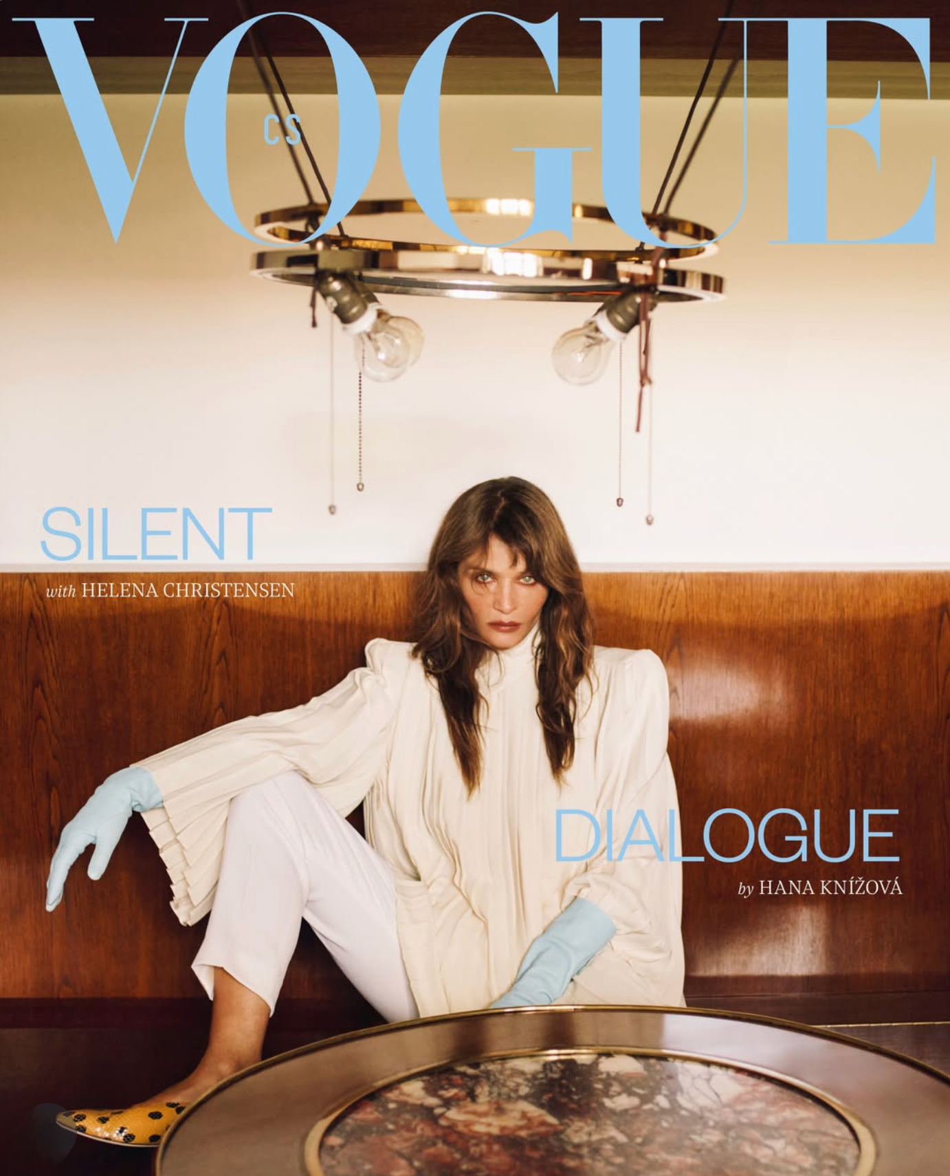 Helena Christensen in 'Silent Dialogue' for Vogue Czech September